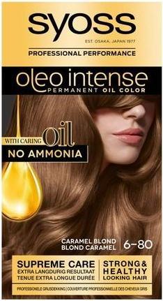 Produktbild Syoss Color Oleo Intense 6-80 Karamellblondes Haarfärbemittel 132g (Hellbraun)