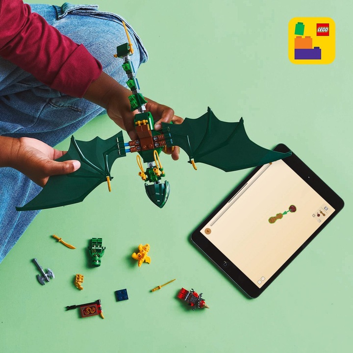 Produktbild LEGO Lloyds grüner Walddrache (71829, LEGO Ninjago)