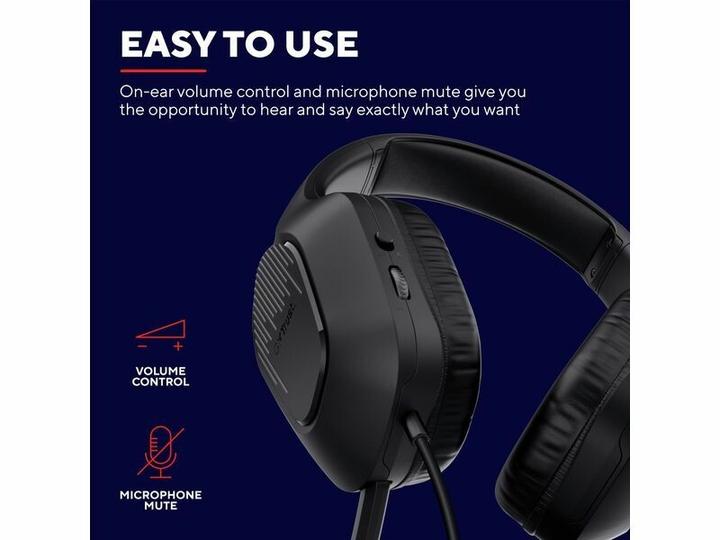 Actual product image Trust GXT415 ZIROX HEADSET - BLACK (Cable)