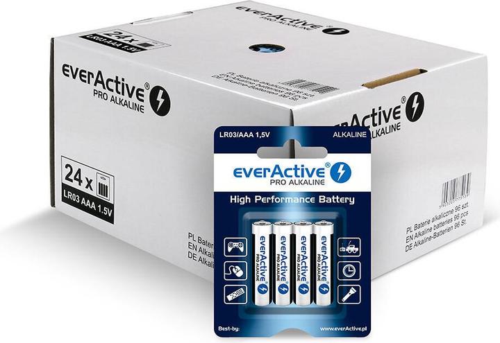 Actual product image Everactive Anzeige LR03 AAA Pro Alkaline (24 Blister mit je 4 Stück) (96 pcs., AAA)