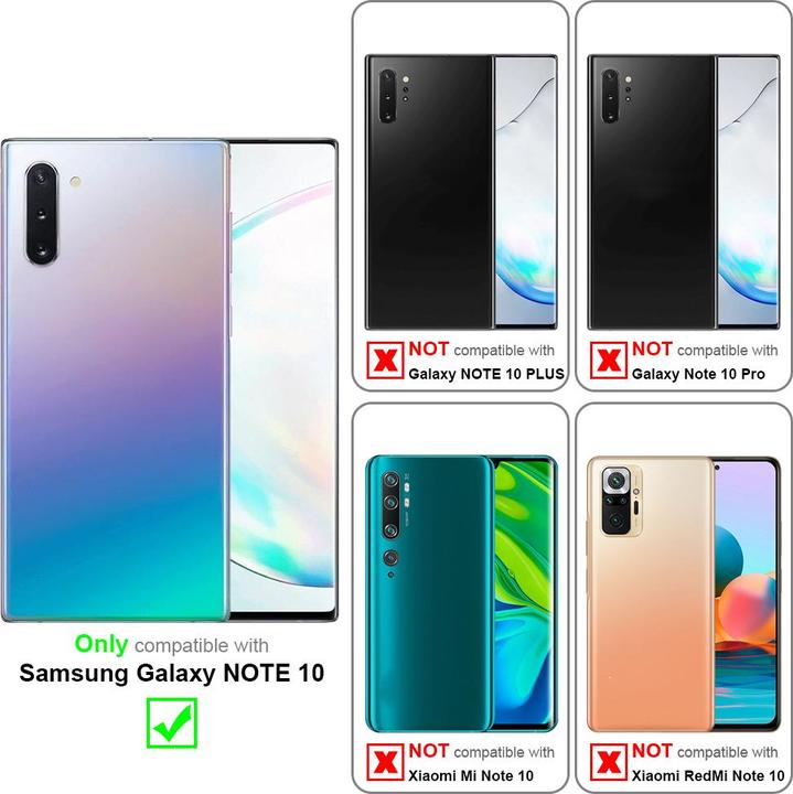 Actual product image Cadorabo Case for Samsung Galaxy NOTE 10 with belt clip (Samsung Galaxy Note 10)