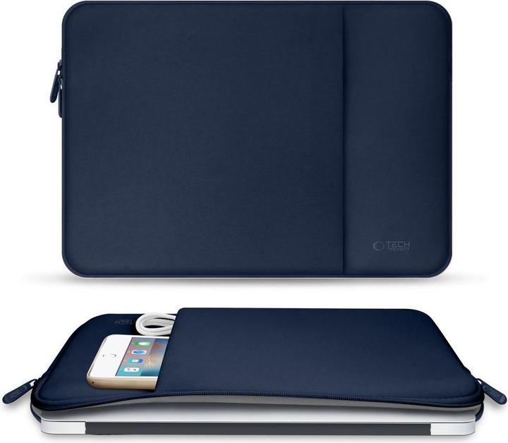 Produktbild Tech-Protect Neoprene 13 Laptop Case - Navy Blue (13", Universal)
