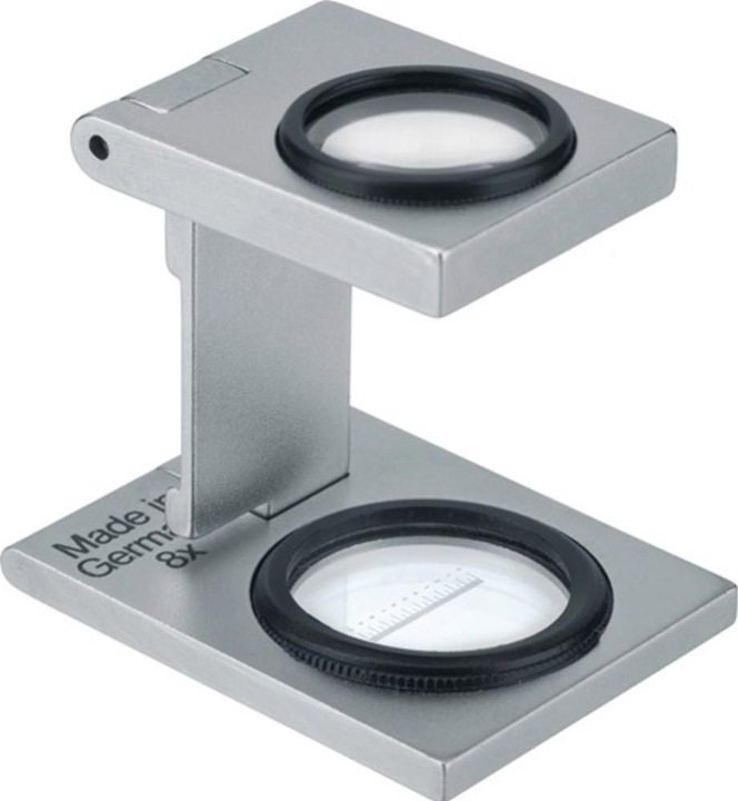 Produktbild Schweizer Optik Fadenzähler 8x mit Skala