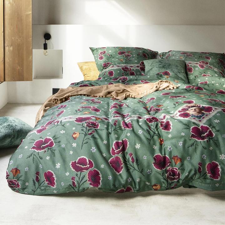 Produktbild Irisette Mako-Satin Bettwäsche Playa 8580 grün (Bettwäsche Set, 135x200 cm + 80x80 cm)