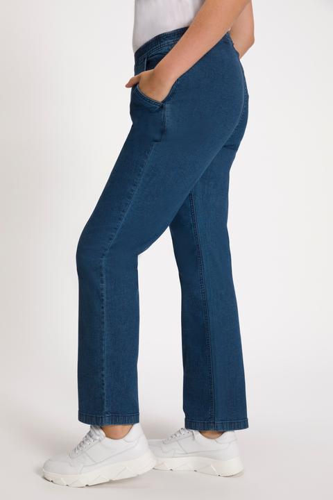 Image du produit Ulla Popken Jean Mandy, jambe droite et taille élastique (52)