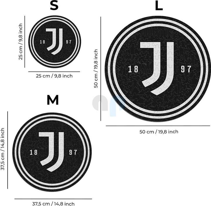 Immagine prodotto Iconic Juventus FC - Logo M (270 pezzi)