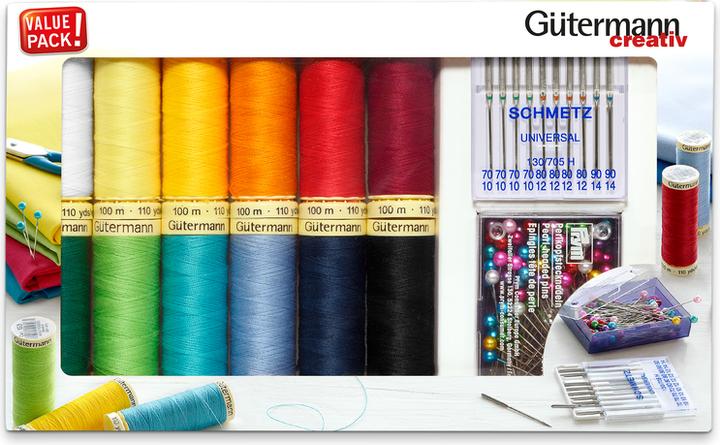 Actual product image Gütermann All-purpose sewing machine with sewing needles (100 m)