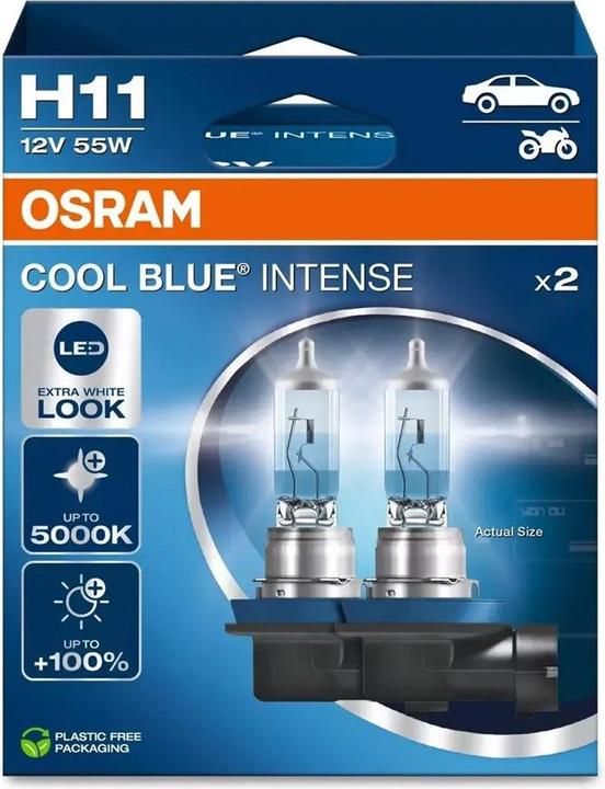 Actual product image Osram Cool Blue Intense (H11)