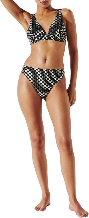 Immagine prodotto Karl Lagerfeld B.V Monogram Plunge Triangle TOP, Monogram Black/White, S (S)