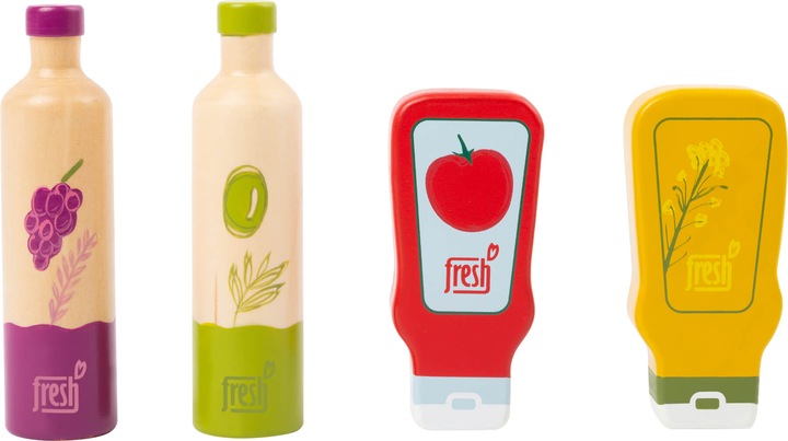 Actual product image small foot Sauces and oil set fresh