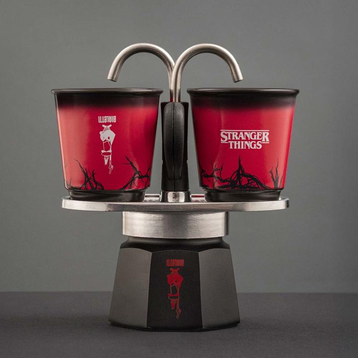 Actual product image Bialetti Espressokanne Stranger Things, mit 2 Espressotassen (2 Cups)