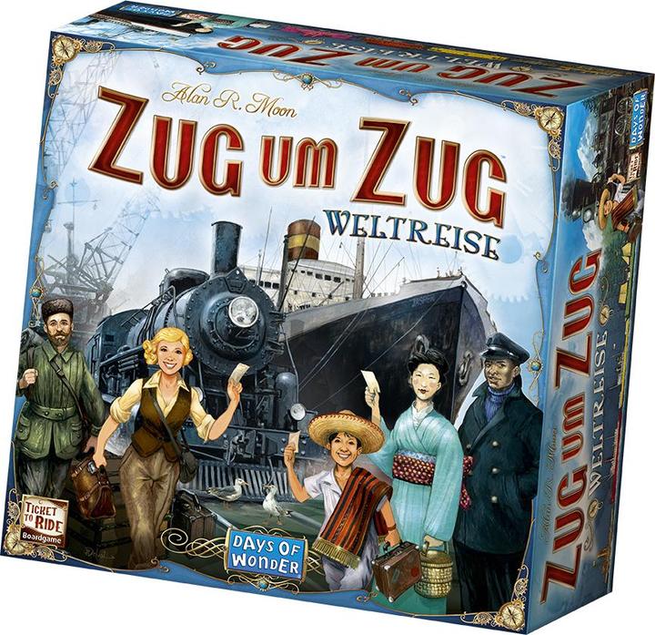 Actual product image Asmodée Train to train World tour (German, 2 - 5 Players)