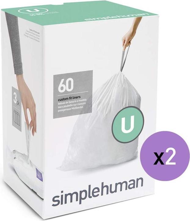 Produktbild Simplehuman Müllbeutel U 80 l, 60 Stück (60x, 80 l)