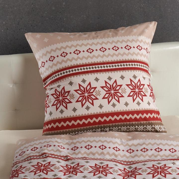 Produktbild Traumschlaf Schneeflocken (Bettwäsche Set, 135x200 cm + 80x80 cm)