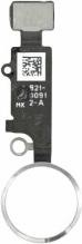OEM Home Button + Flex Cable for iPhone 7 - silver (iPhone 7, iPhone 7 Plus)