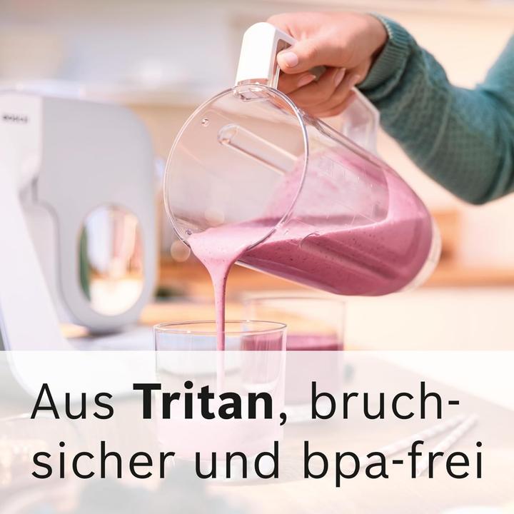 Immagine prodotto Bosch Hausgeräte Mixer-Aufsatz, 1,25 Liter, Kunststoff, MUZ5MX1
