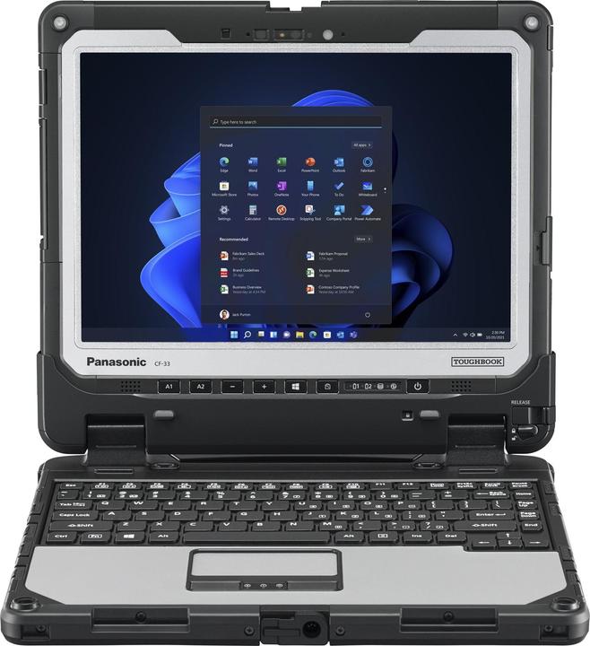 Panasonic CF-33UZ02BB4 Intel Core i5-1245U 12inch QHD 16GB 512GB SSD LTE W11P (12", 512 Go, 16 Go, DE)