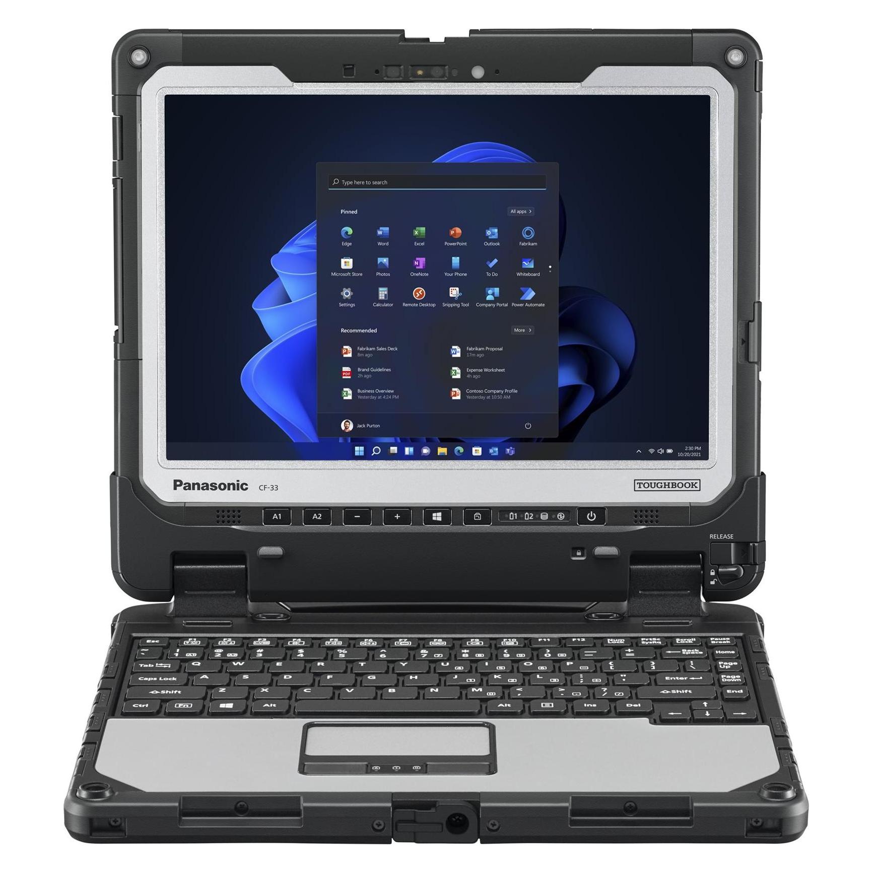 Panasonic CF-33UZ02BB4 Intel Core i5-1245U 12inch QHD 16GB 512GB SSD LTE W11P (12", 512 GB, 16 GB, D