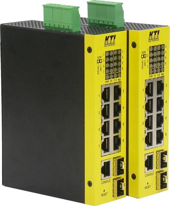 KTI Networks Industry media converter (10 ports)