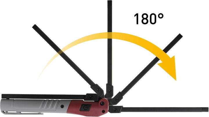 Immagine prodotto Kraftwerk 9 x lampada manuale a LED Slimlight 800, 3,7 V, 2600 mAh (800 lm)