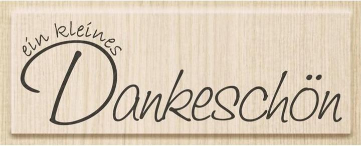 Produktbild Heyda Motivstempel Kleines Dankeschön Hellbraun