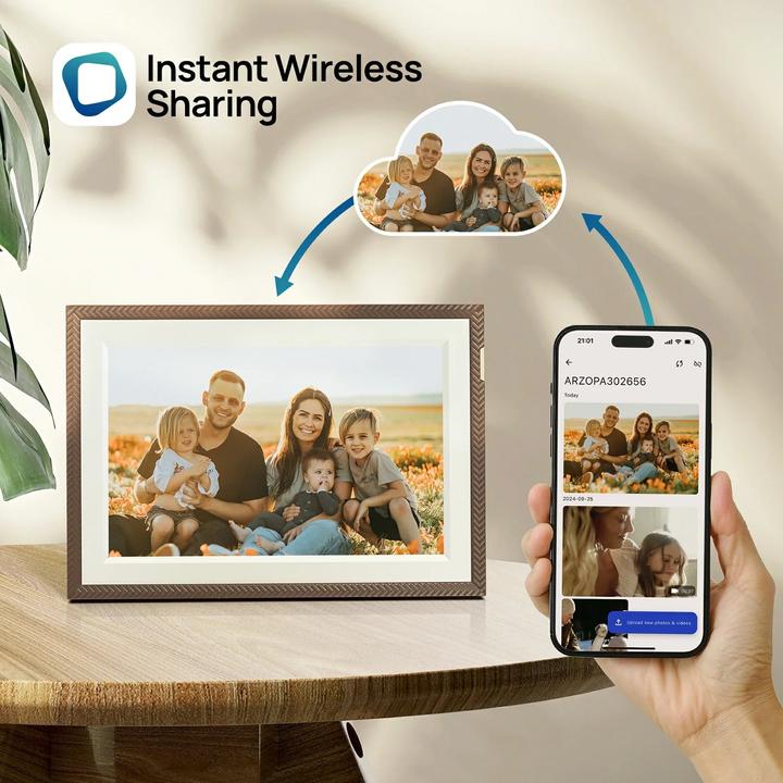 Actual product image Arzopa P101W 10 inch Digital Picture Frame (10.10")