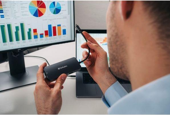 Produktbild Verbatim USB-C Pro Multiport Hub 5 Port CMH-05 32150 (USB-C, 5 Ports)