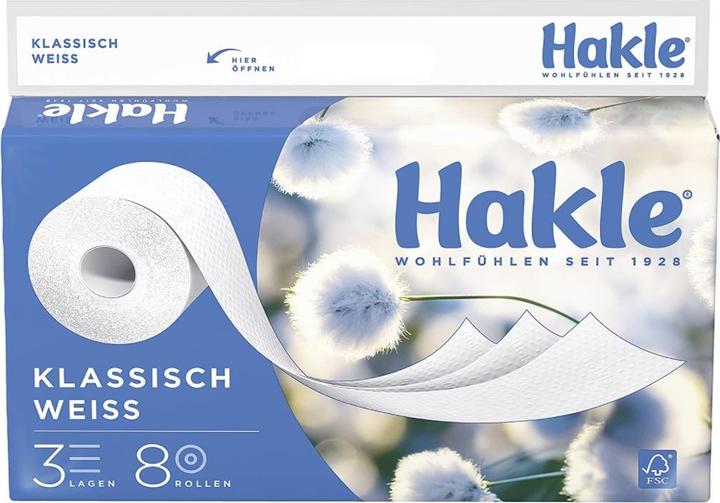 Hakle Klassisch Weiss (8 Stk.)