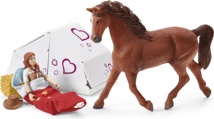 Productafbeelding Schleich Avontuur met auto en paardentrailer