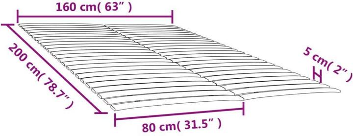 Produktbild vidaXL Lattenrost-Ersatz