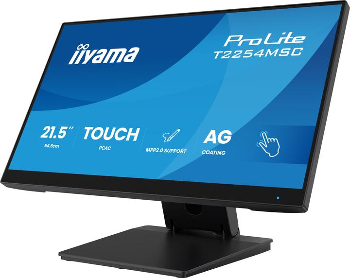 Produktbild iiyama 54.6cm (21,5") T2254MSC-B2AG 16:9 M-Touch HDMI+DP+USB (1920 x 1080 Pixel, 21.50")
