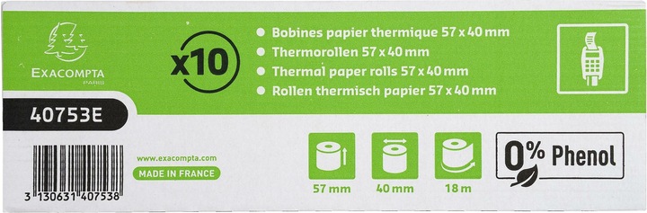 Produktbild Exacompta Thermorolle