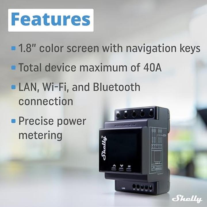 Actual product image Shelly Pro 4PM V.2