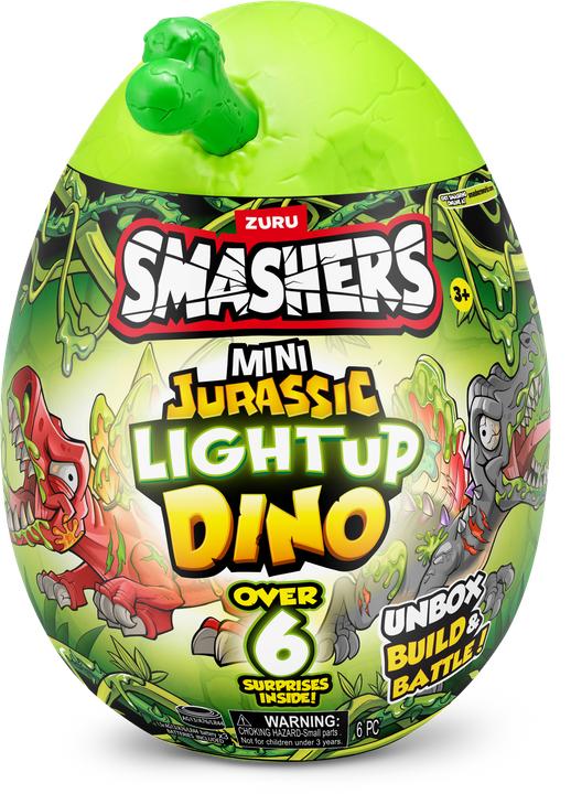 Actual product image Smashers - Mini Jurassic Light Up Dino Egg