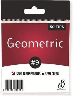 Produktbild Beautynails Bna Geometric Semi-Transparent Tips N09 X50 (Kunstnägel)