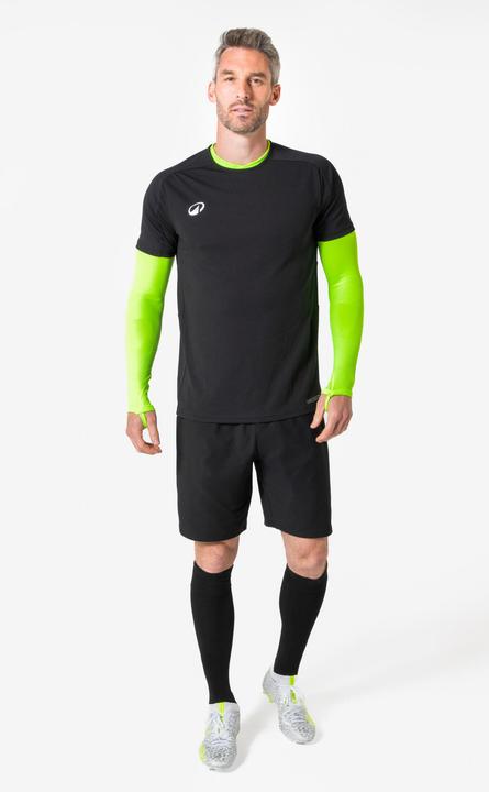 Actual product image Kipsta Damen/Herren Funktionsshirt langarm wärmend - Keepdry neongrün (XXL)