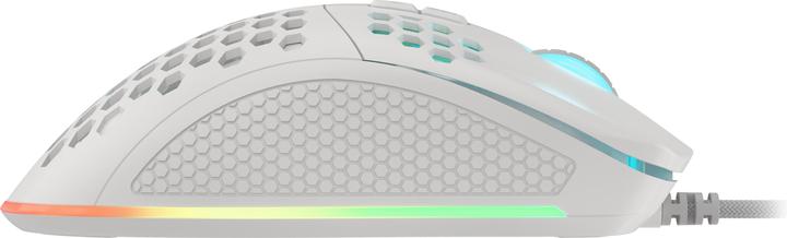 Actual product image Genesis for games Krypton 555 with cable, 8000 DPI, USB 2.0, White (Cable)