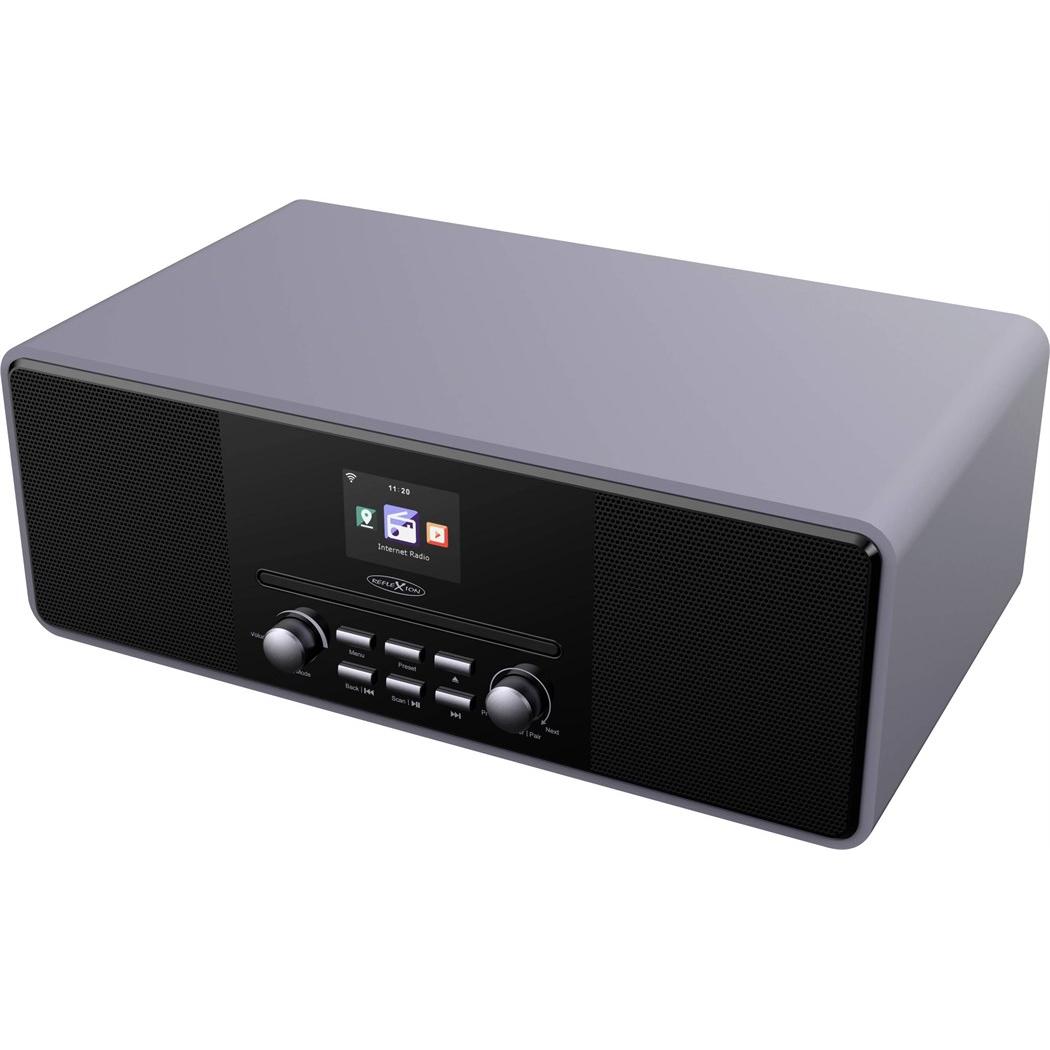 Thumbnail - Reflexion Internet CD Radio (Internetradio, Bluetooth, WLAN), Radio, Grau