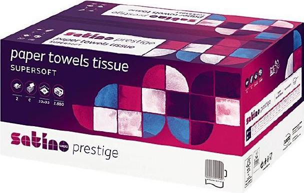 Actual product image Wepa C-fold towels Satino (1 x)