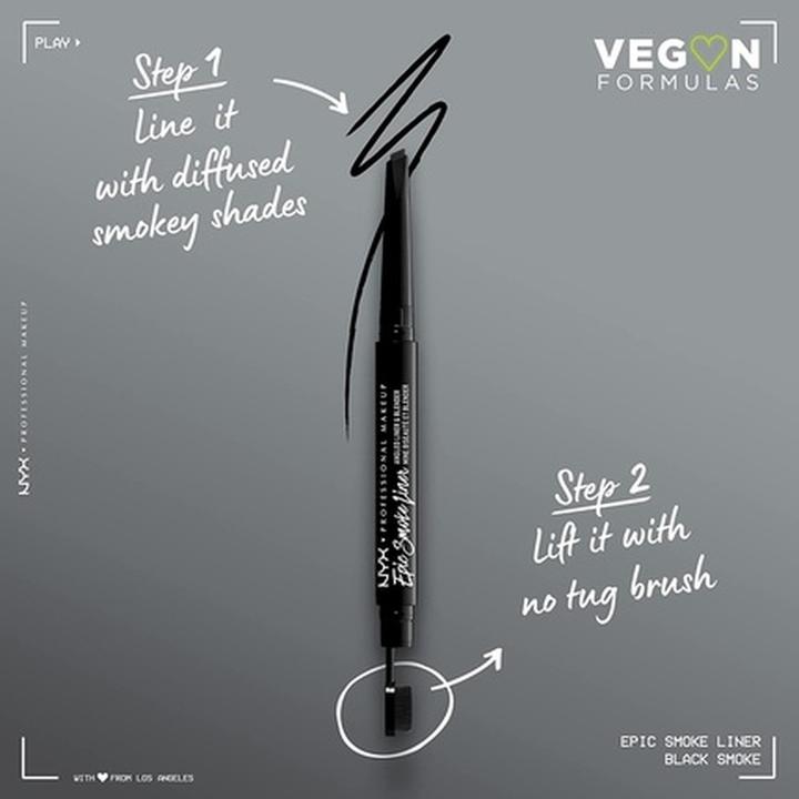 Image du produit NYX Professional Make-Up Epic Smoke Liner Noir Fumée (12 Fumée noire)