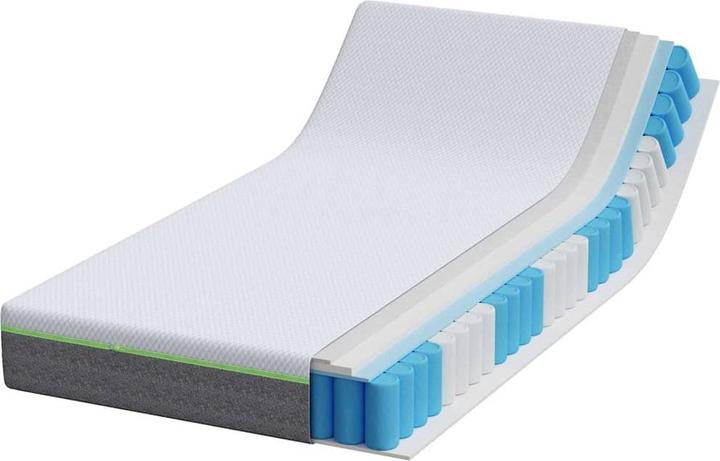 Produktbild vidaXL Taschenfederkernmatratze (Federkern, Schaumstoffkern, 90 x 200 cm)