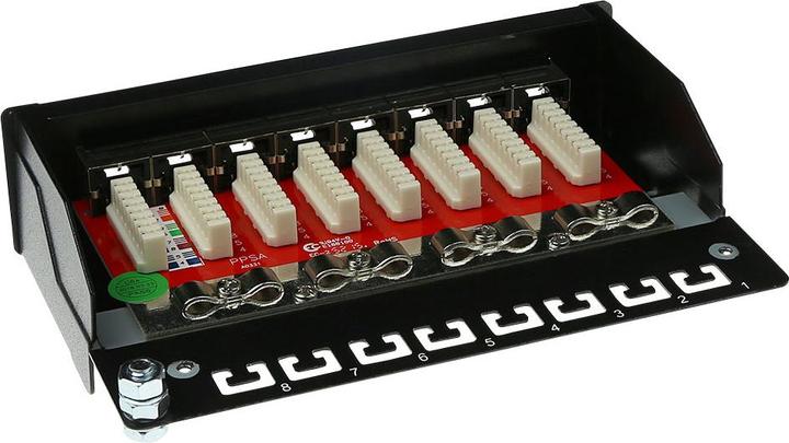 Produktbild ACT Surface mounted box shielded 8 ports CAT6A. Type: CAT6A Mountbox c6a 8 prt shielded