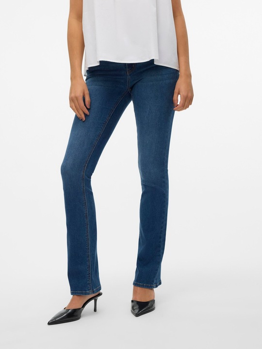 Actual product image Vero Moda VMSYLVIA Niedrige Taille Ausgestellt Jeans Ausgestellt (32)