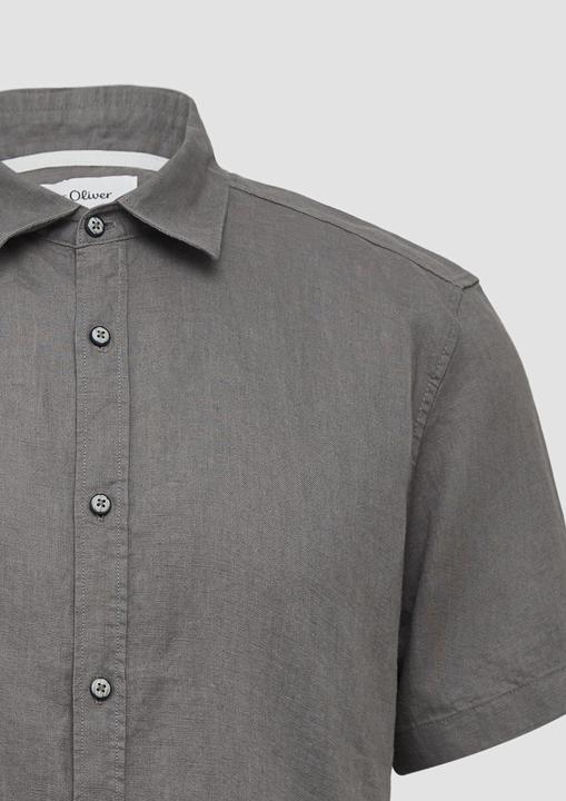 Image du produit S.Oliver Hemd Regular Fit: Leichtes Kurzarmhemd aus 100% Leinen (3XL)