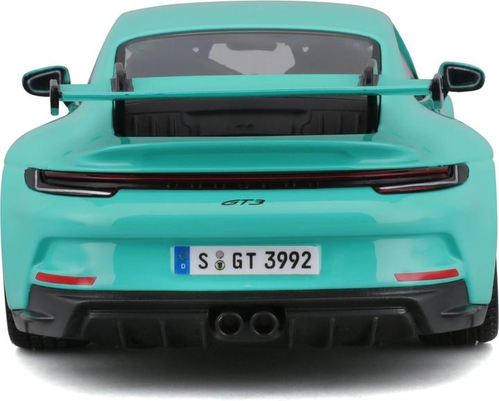 Actual product image Bburago Porsche 911 GT3 (1 piece - green or orange)