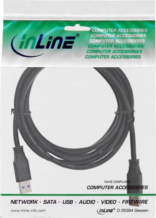 Produktbild InLine USB A – USB A (1 m, USB 3.0)