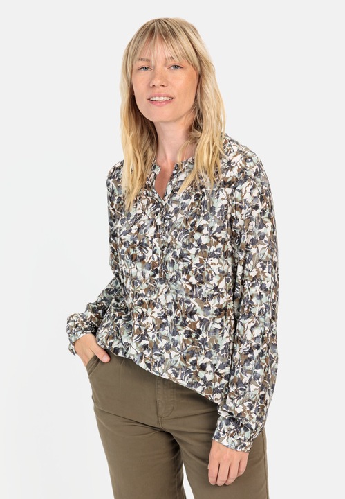 Actual product image Camel Active Long sleeve slip blouse with stand-up collar (XS)