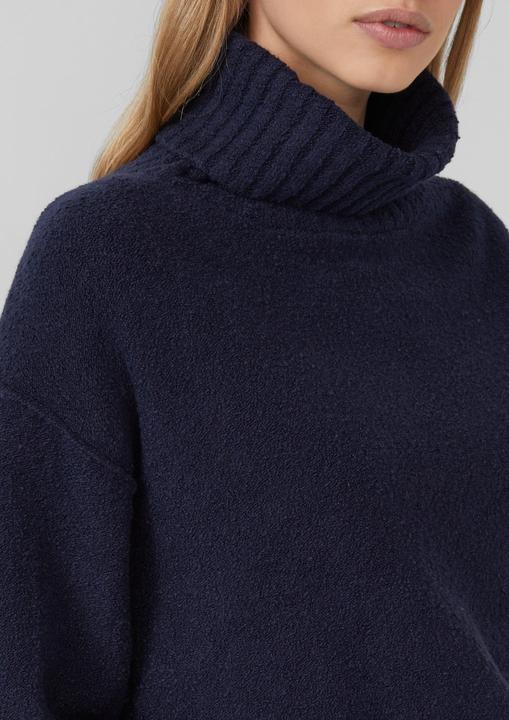 Produktbild s.Oliver Strickpullover Kuscheliger Strickpullover mit breitem Rollkragen (34)