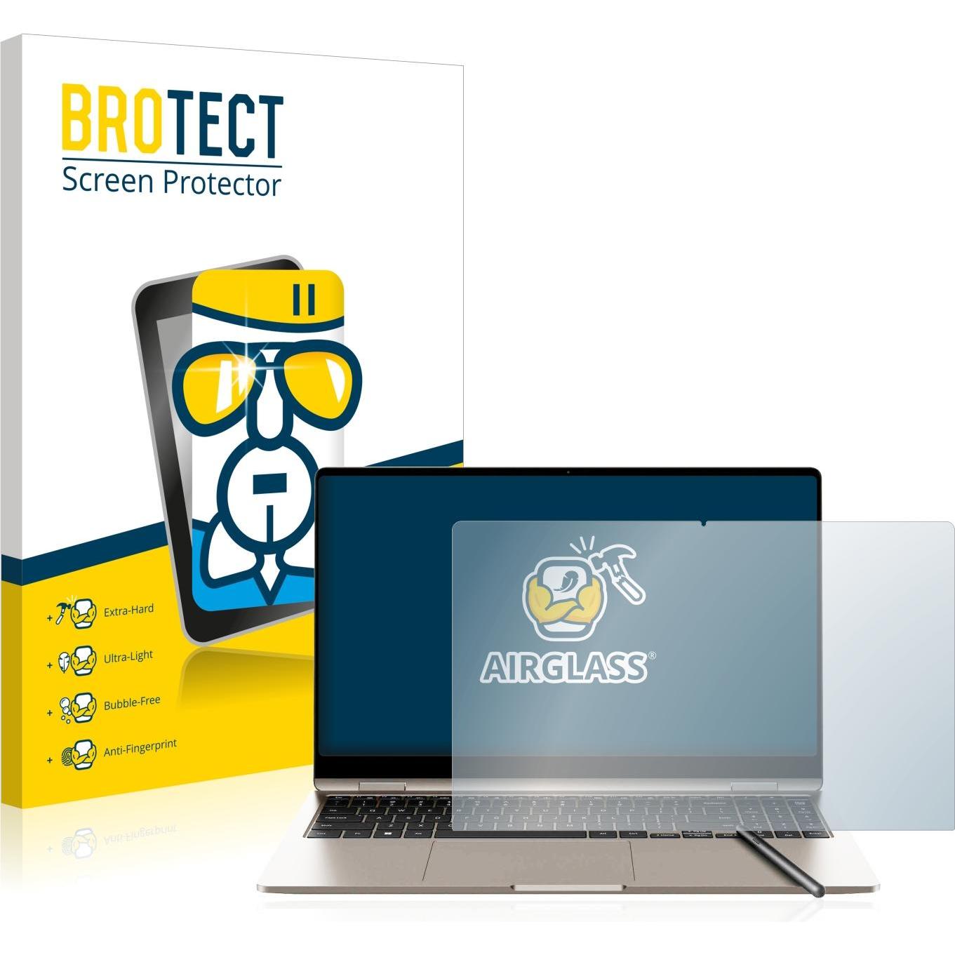 BROTECT AirGlass Panzerglasfolie (15.60"), Notebook Schutzfolie