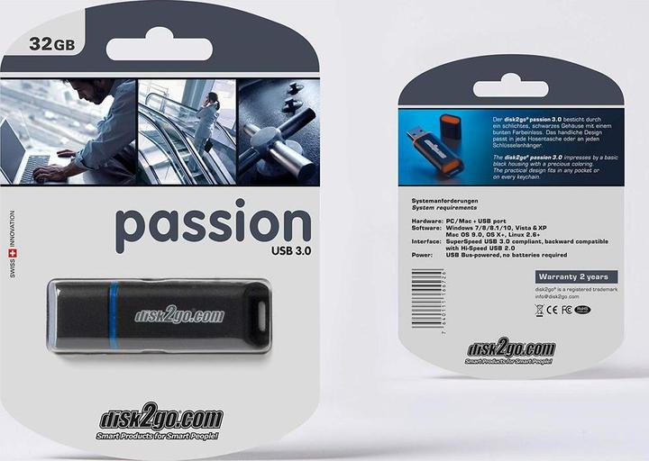 Produktbild Disk2go passion 3.0 (32 GB, USB-A)